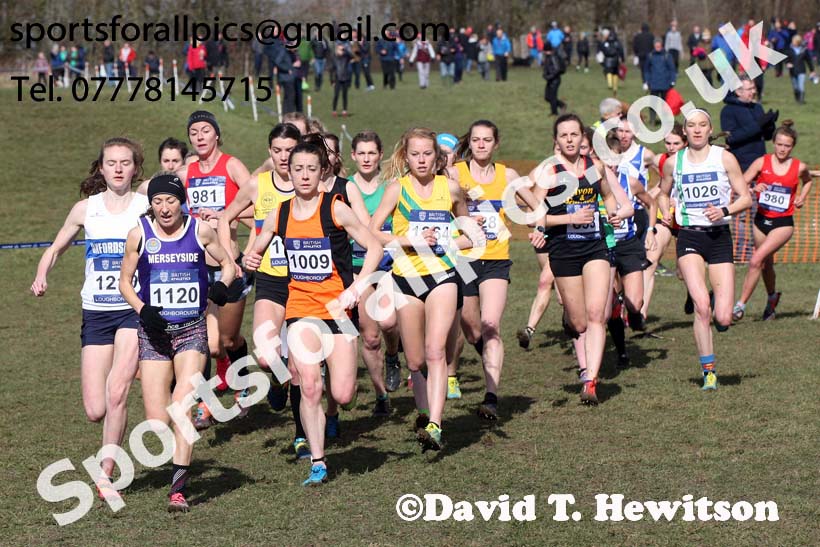 Senior womens 2019 British Athletics Inter Counties Cross Country, Prestwood Hall, Loughborough. Photo:  David T. Hewitson/Sports for All Pics